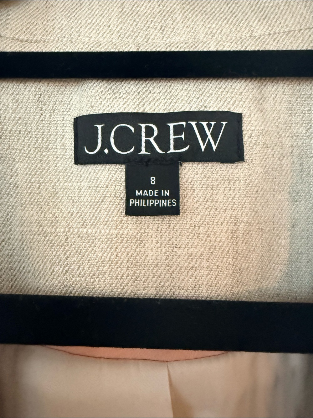 J. Crew Pale Linen Single-Button Blazer - Picture 2 of 9